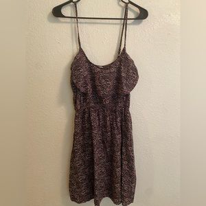 Cotton On leopard ruffle dress